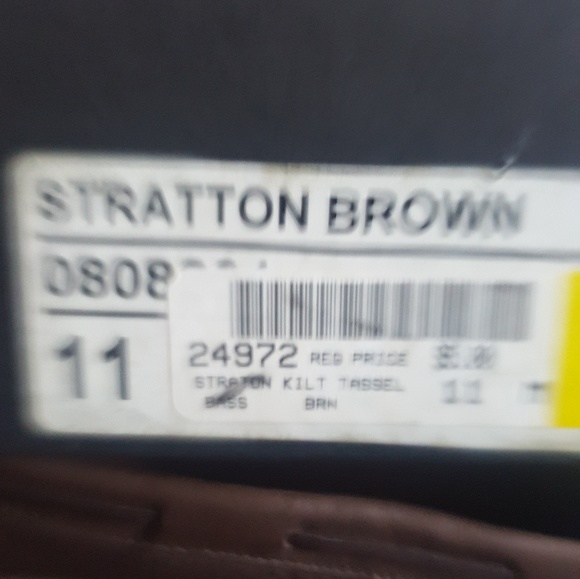 Bass Weejuns Stratton kilt tassel sz 11 M Brown. NEW in box - Picture 4 of 8